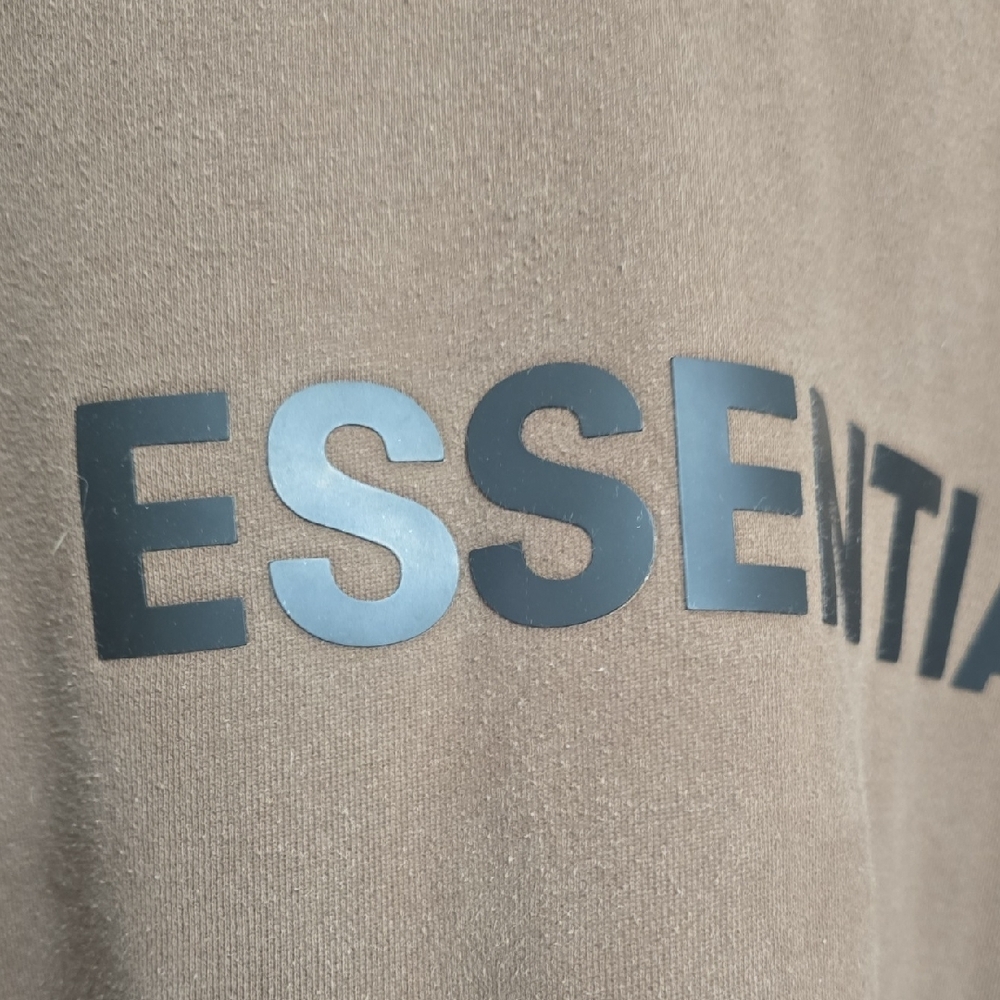 Fear of God Essentials Brown Pullover Hoodie Sz L - Picture 3 of 8